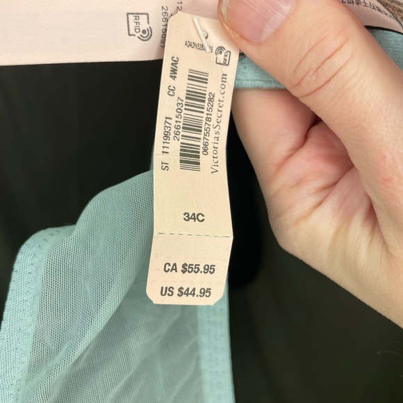 NWT Victoria's Secret Lace Bralette in Light Blue - Picture 5 of 11